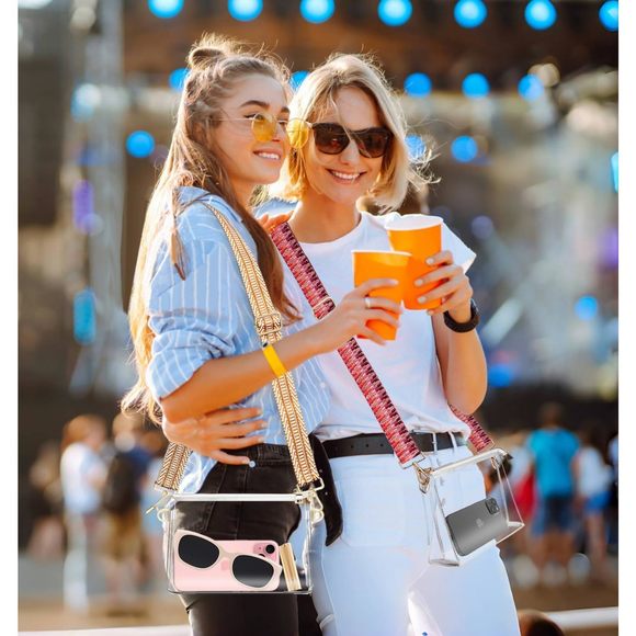 Clear Purse Stadium Aroved, Clear Crossbody Bag, Small Clear Bag :3 - Picture 2 of 7